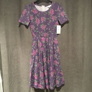 LuLaRoe pixelated floral Amelia. BNWT. XXSmall.